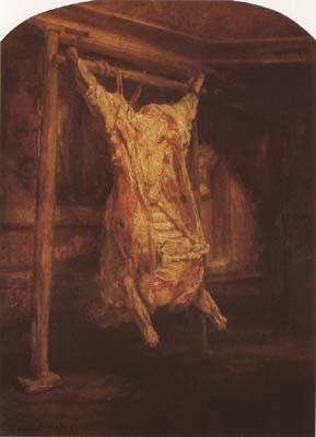 REMBRANDT Harmenszoon van Rijn The Slaughterd Ox (mk08) oil painting image